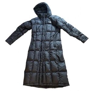 THE NORTH FACE Women's Black Long Full Length Parka 700 Down Fill | M